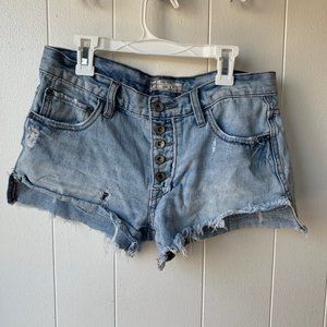 Free People Jean Shorts